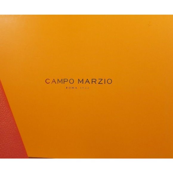 NEW CAMPO MARZIO ROMA 1933 Red Pebble Leather Frame 8x10 NIB - Picture 3 of 8